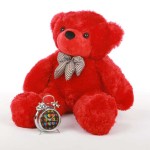 2 Feet Red Teddy Bear with a Bow